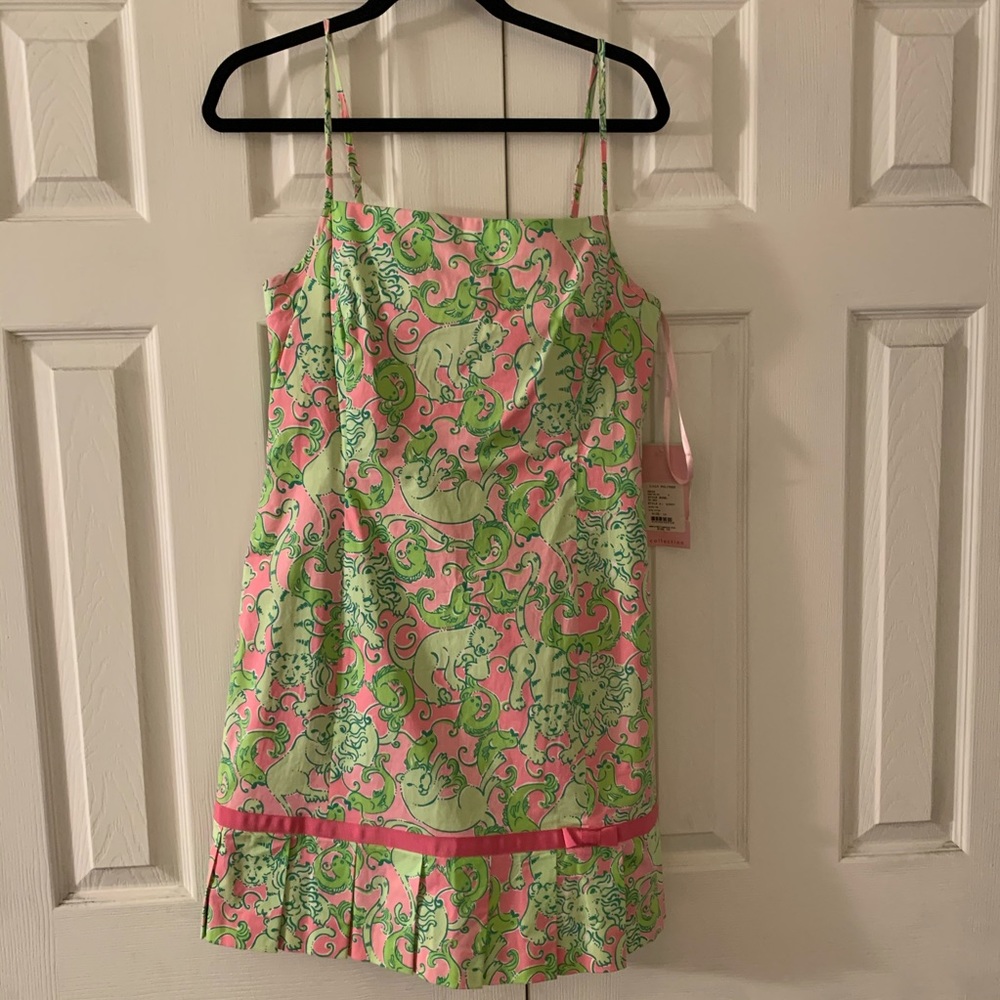 Lily Pulitzer - Lion Fish Green and Pink Dress